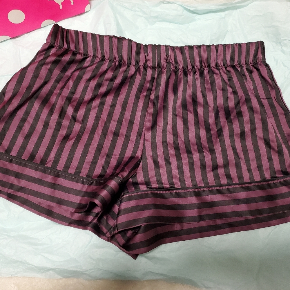Victoria secret satin sleep shorts